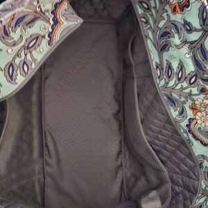 Vera Bradley Teal and Purple Paisley Tote